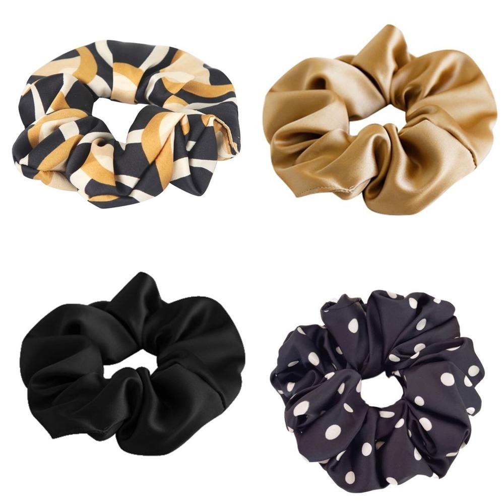 NEW Elegant 100% Pure Mulberry Silk Hair Scrunchie for Women